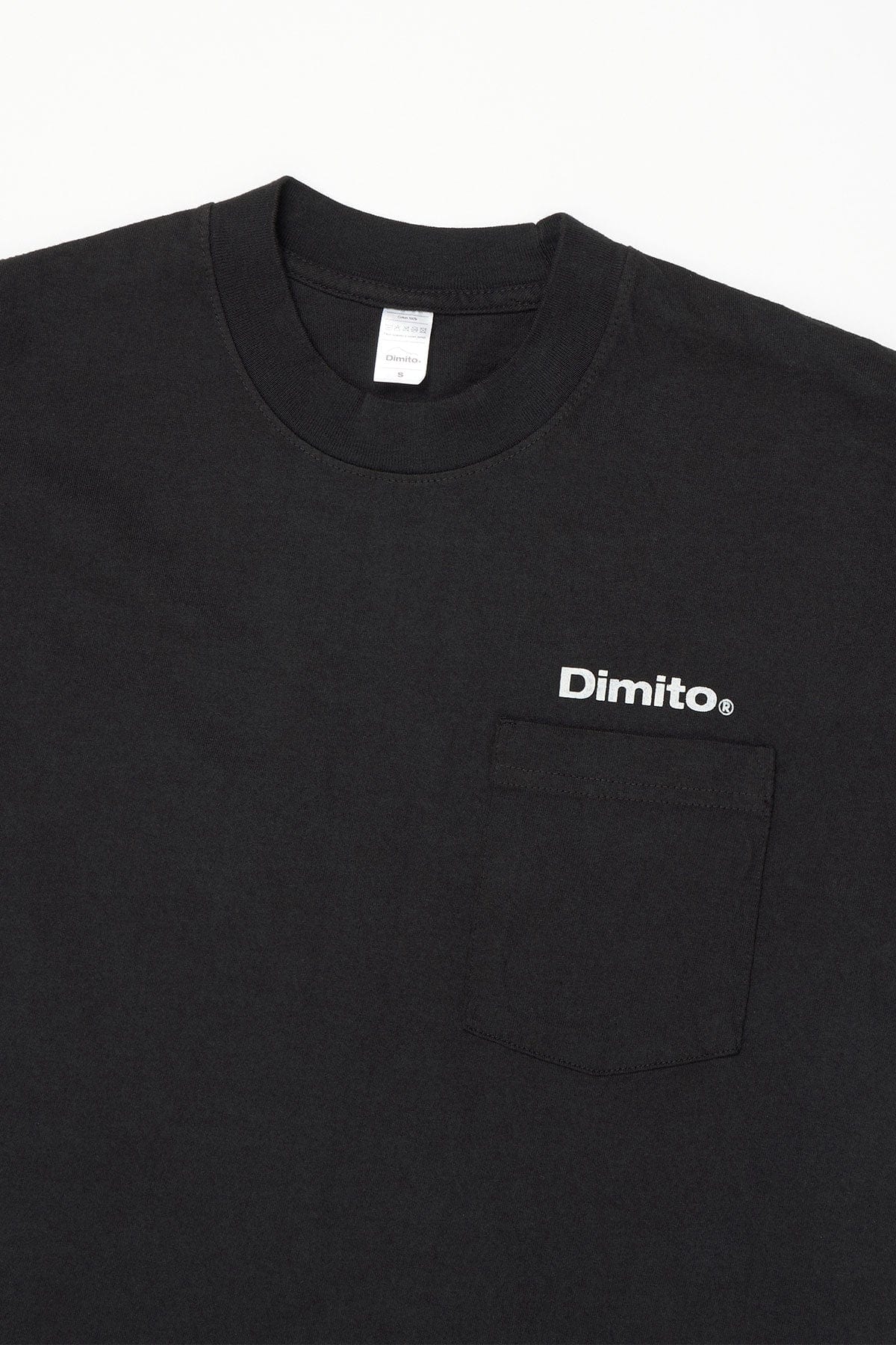 [INVITED] AUTHENTIC MT POCKET SSV GD 6.5OZ TEE BLACK