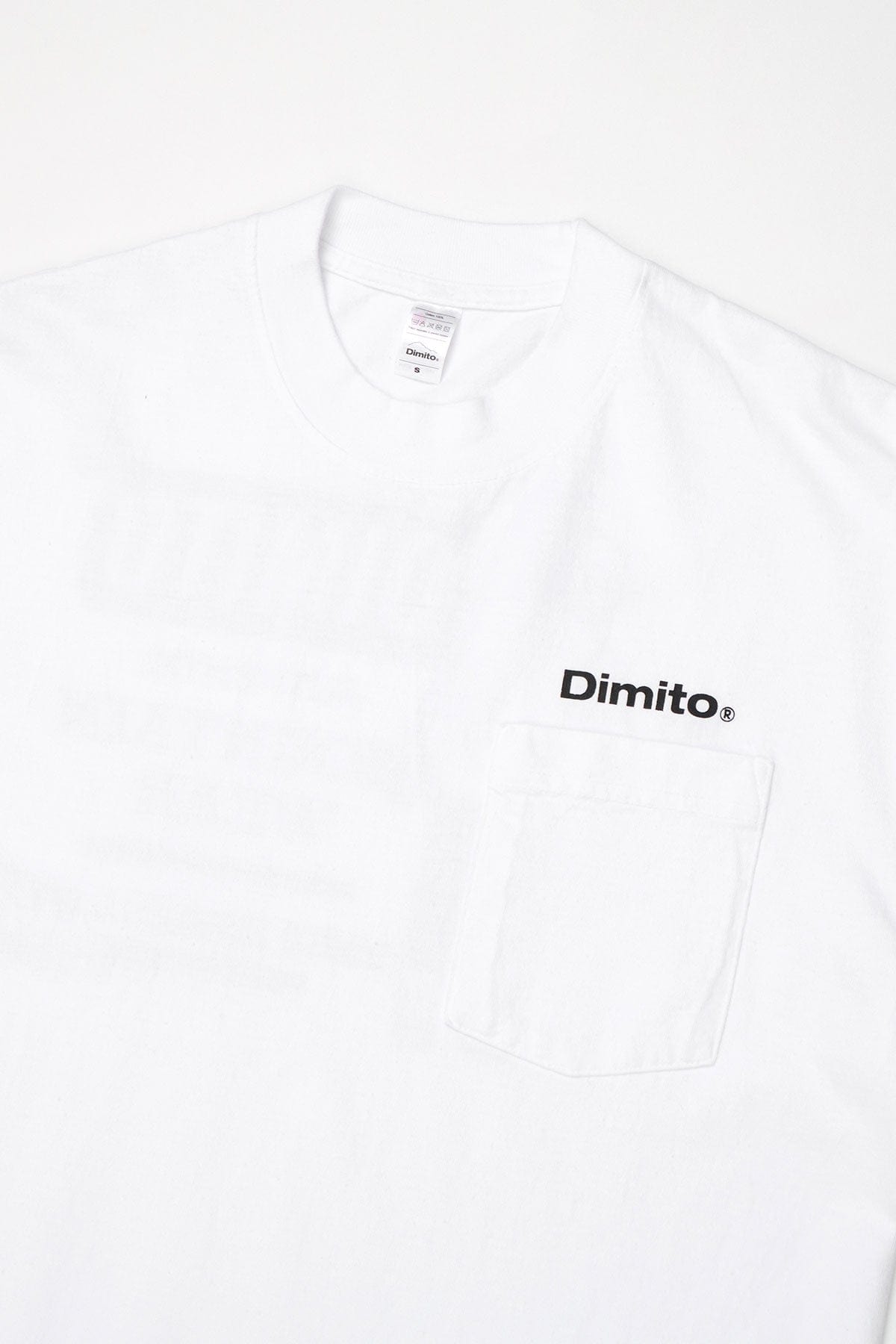 [INVITED] AUTHENTIC MT POCKET SSV GD 6.5OZ TEE WHITE