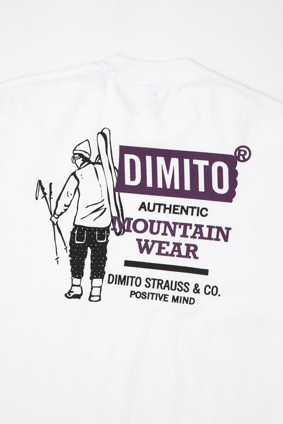[INVITED] AUTHENTIC MT POCKET SSV GD 6.5OZ TEE WHITE