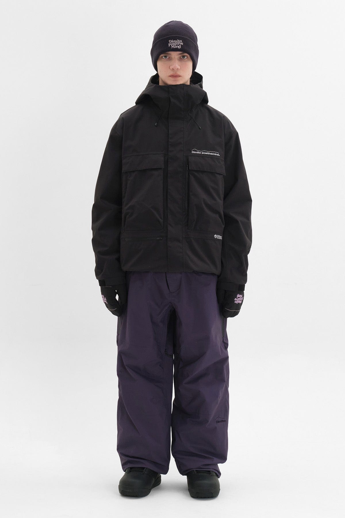 [INVITED] BARRIER OG PANTS GRAPE (Relaxed Fit)