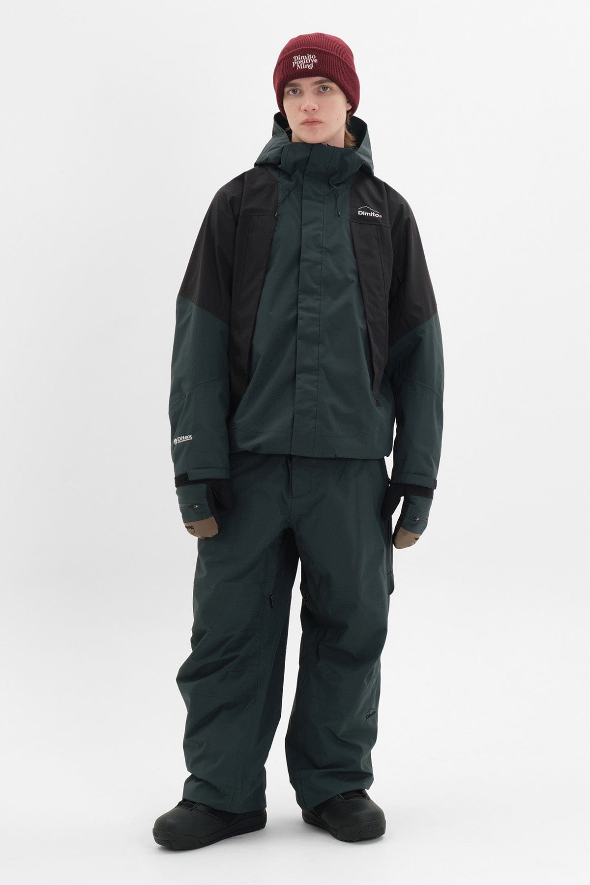 [INVITED] BARRIER OG PANTS NIGHT FOREST (Relaxed Fit)