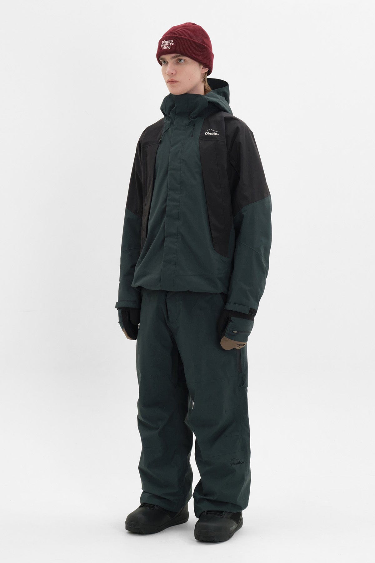[INVITED] BARRIER OG PANTS NIGHT FOREST (Relaxed Fit)