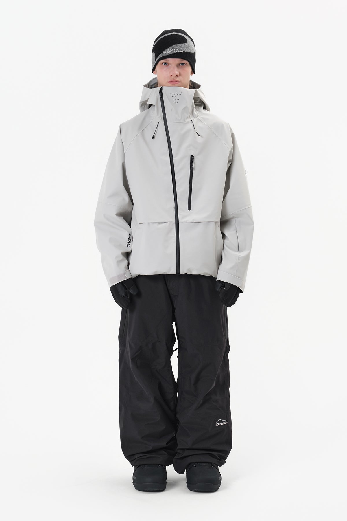 [INVITED] BARRIER PANTS (RELAXED FIT) BLACK