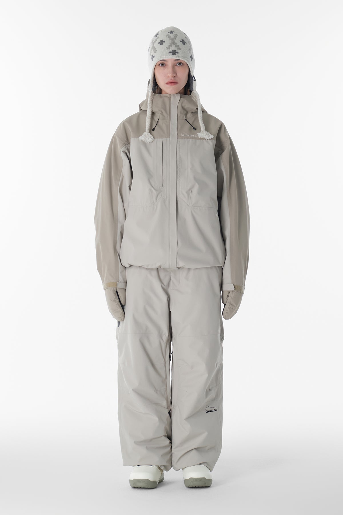 [INVITED] BARRIER PANTS (RELAXED FIT) OATMEAL