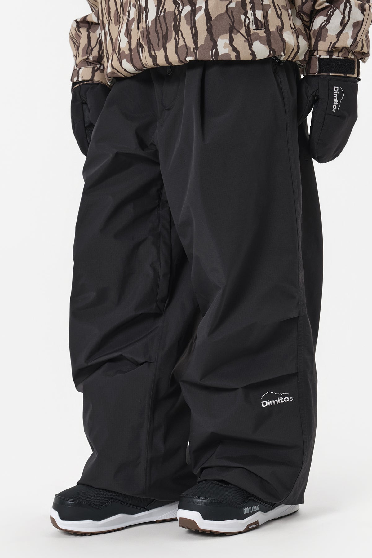 VERT BASIC WIDE PANTS (WIDE FIT LV.2) BLACK