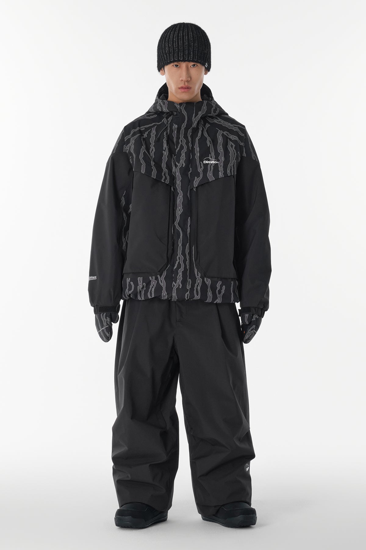 VERT BASIC WIDE PANTS (WIDE FIT LV.2) BLACK