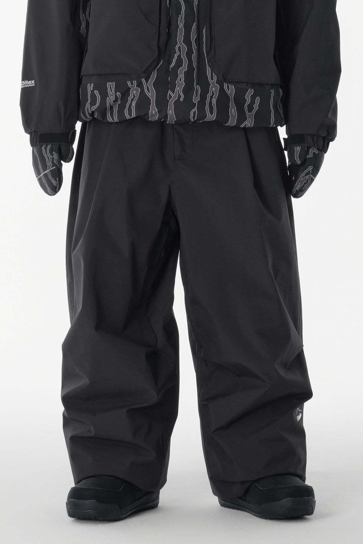 VERT BASIC WIDE PANTS (WIDE FIT LV.2) BLACK