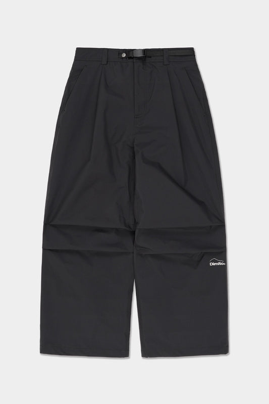 VERT BASIC WIDE PANTS (WIDE FIT LV.2) BLACK