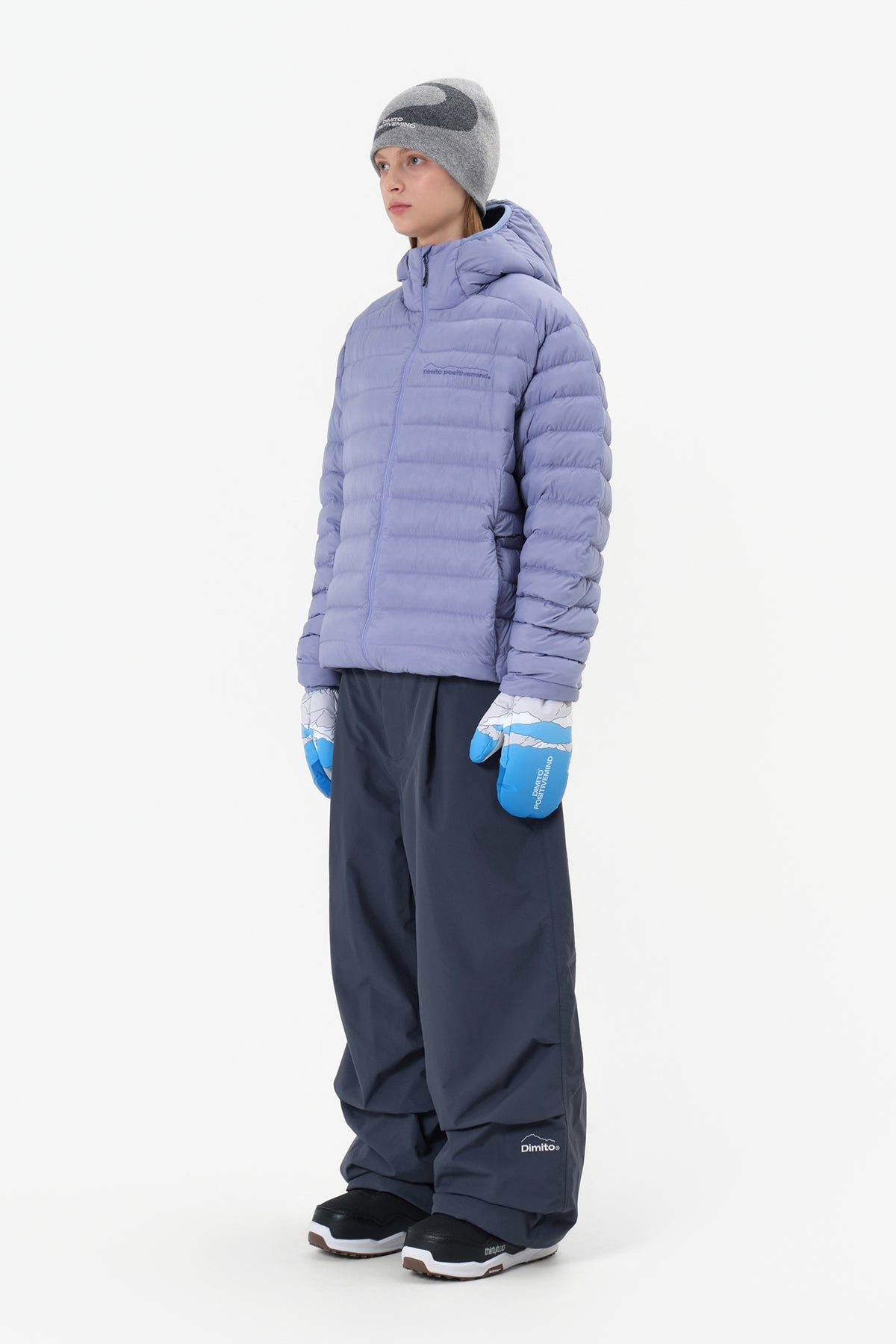[INVITED] BASIC WIDE PANTS (WIDE FIT LV.2) BLUE NIGHT