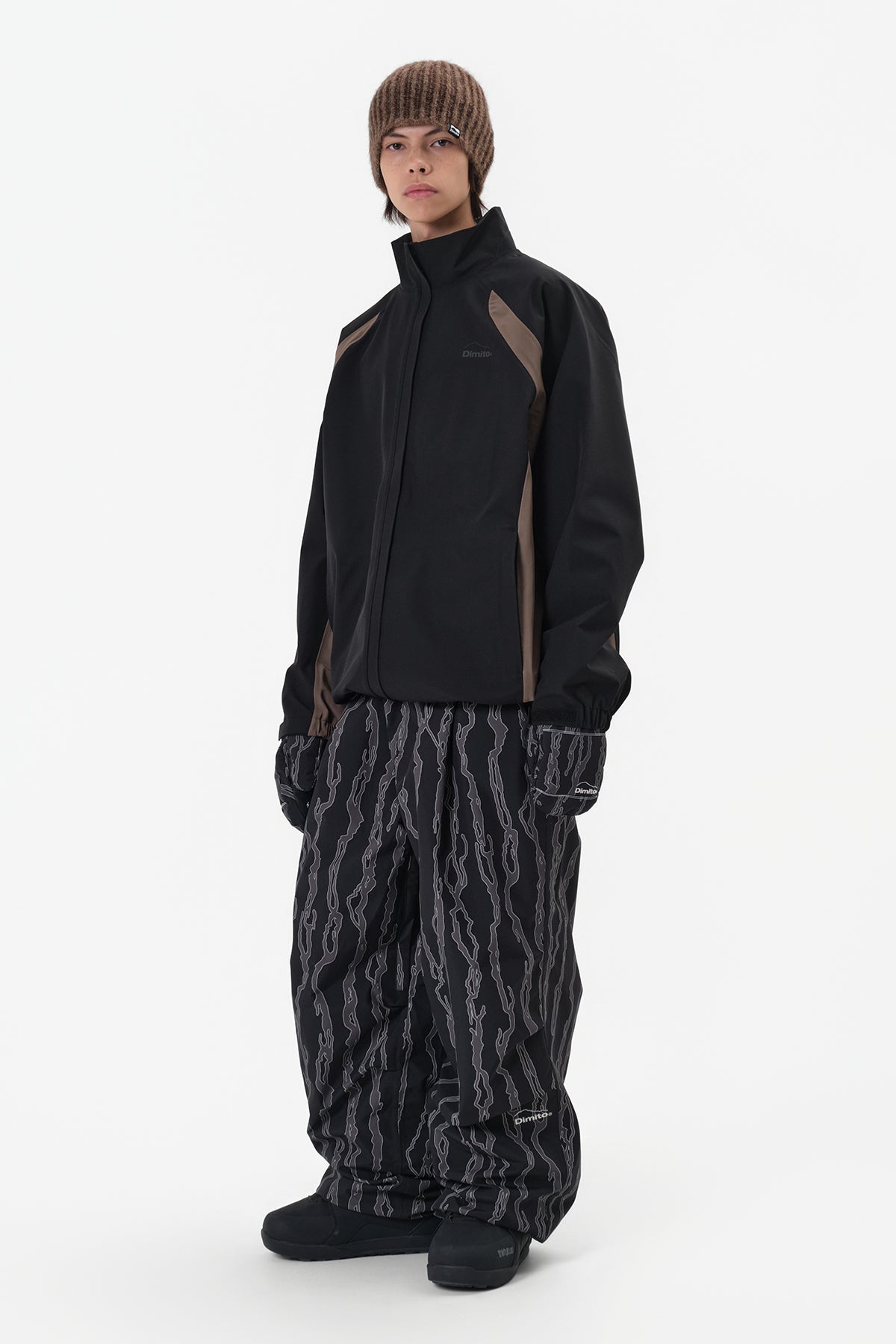 VERT BASIC WIDE PANTS (WIDE FIT LV.2) HAE MT BLACK