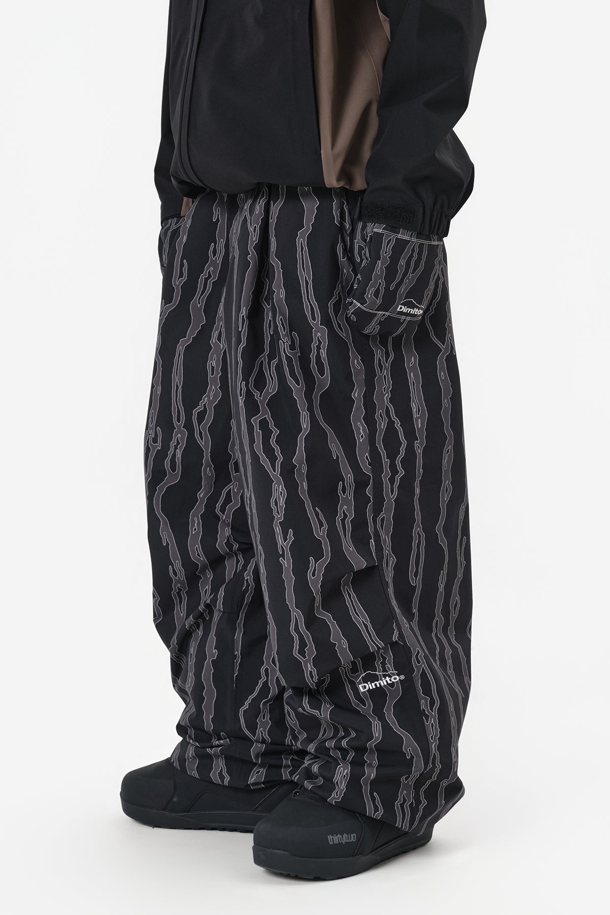 VERT BASIC WIDE PANTS (WIDE FIT LV.2) HAE MT BLACK