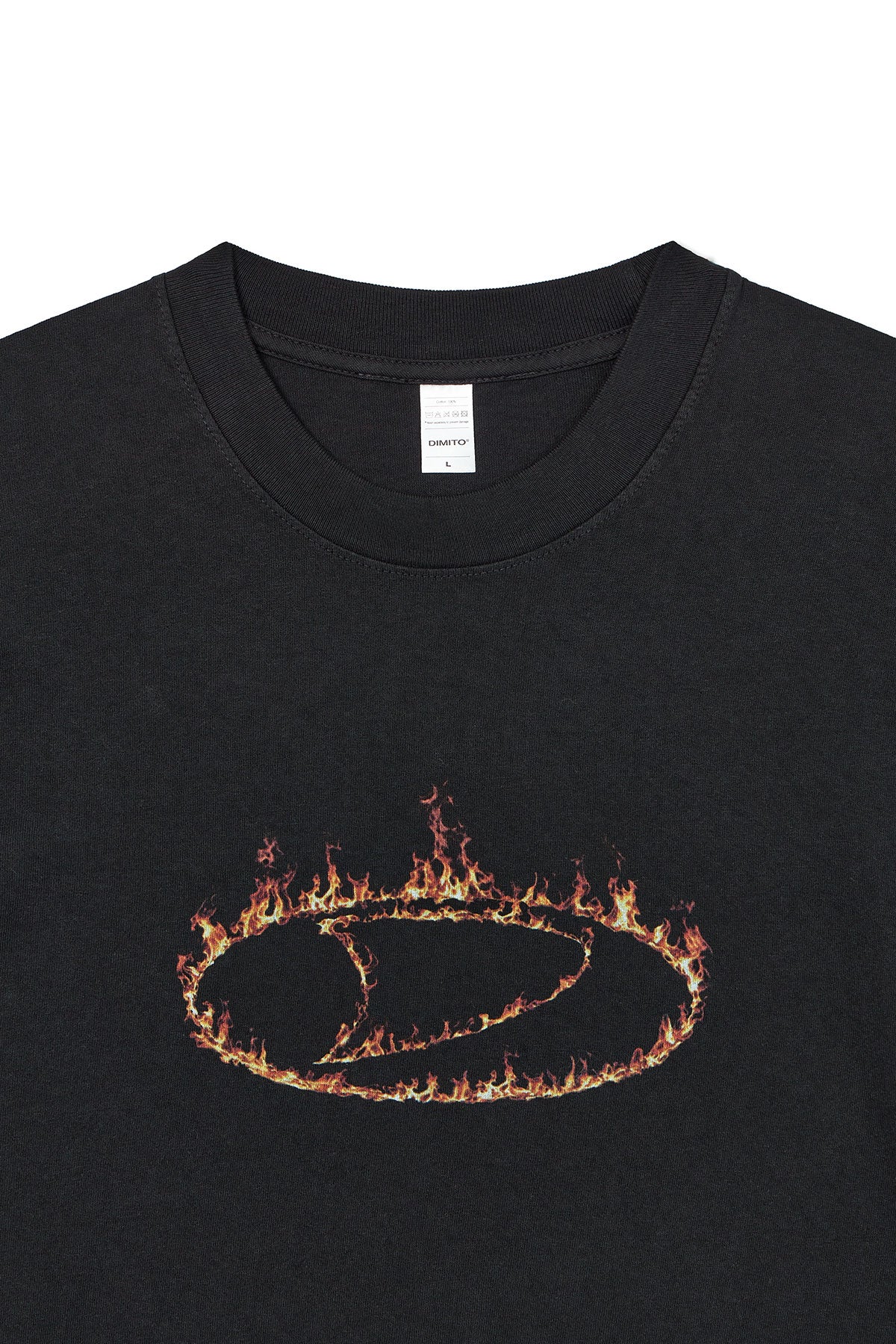 VERT BLAZE D-AXIS LSV GD 6.5OZ TEE BLACK (Available on 26.05.07)
