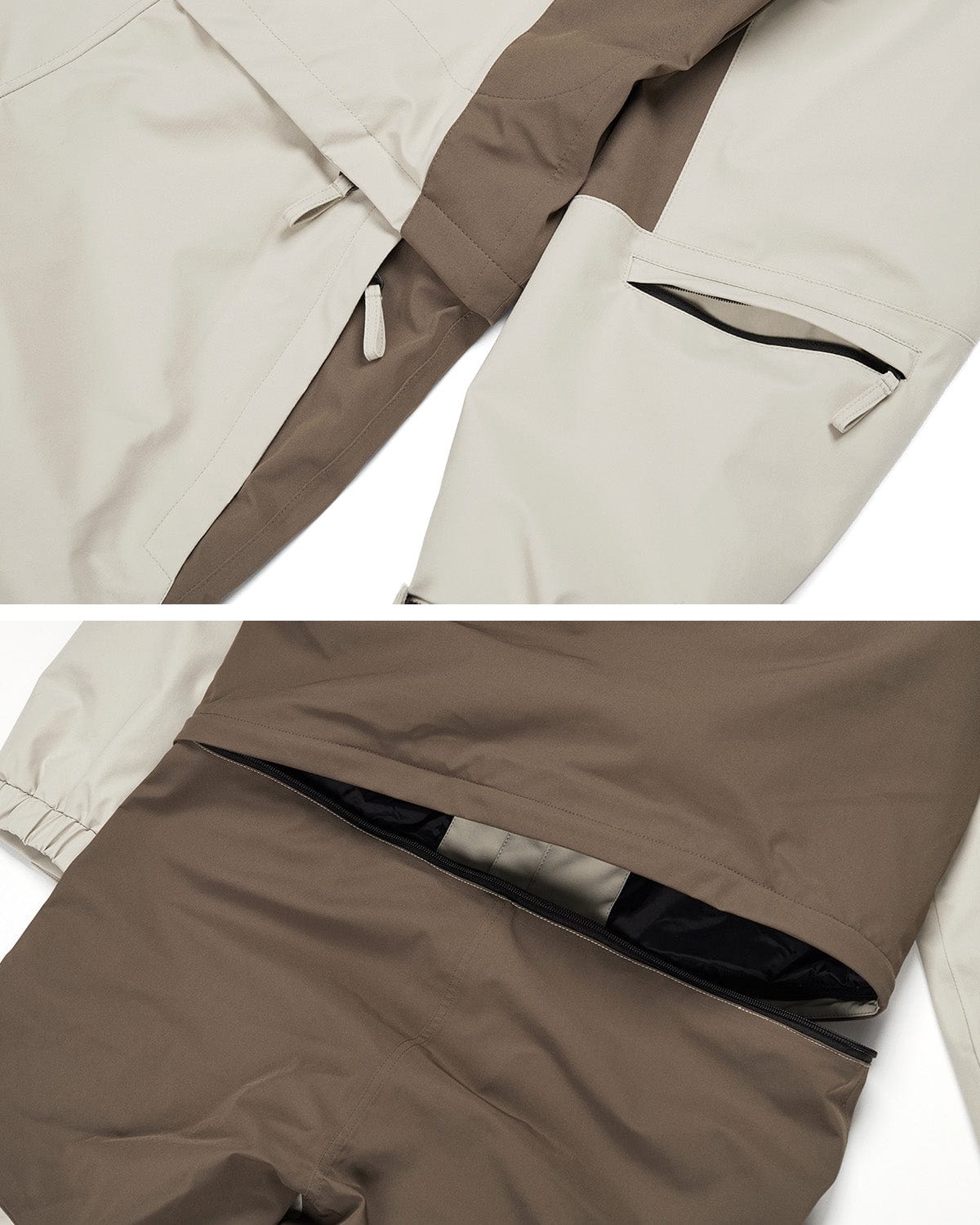 VERT BLOCK ES JUMPSUIT DEEP IVORY