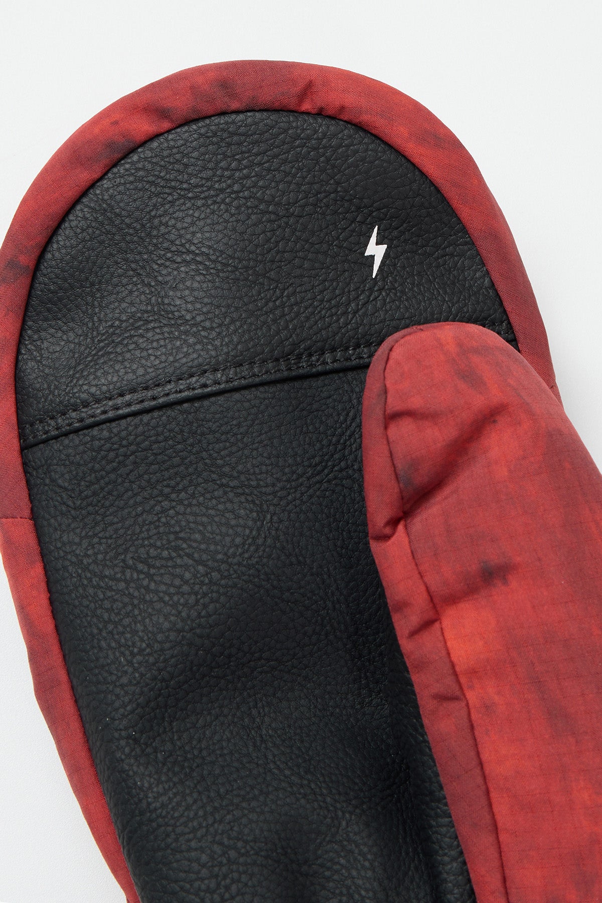 VERT BLOCK VENT MITTEN MARBLE RED