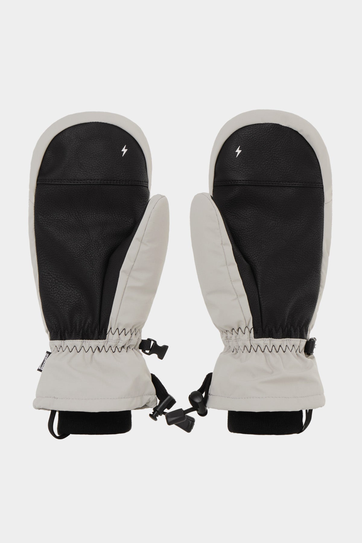 VERT BLOCK VENT MITTEN OATMEAL