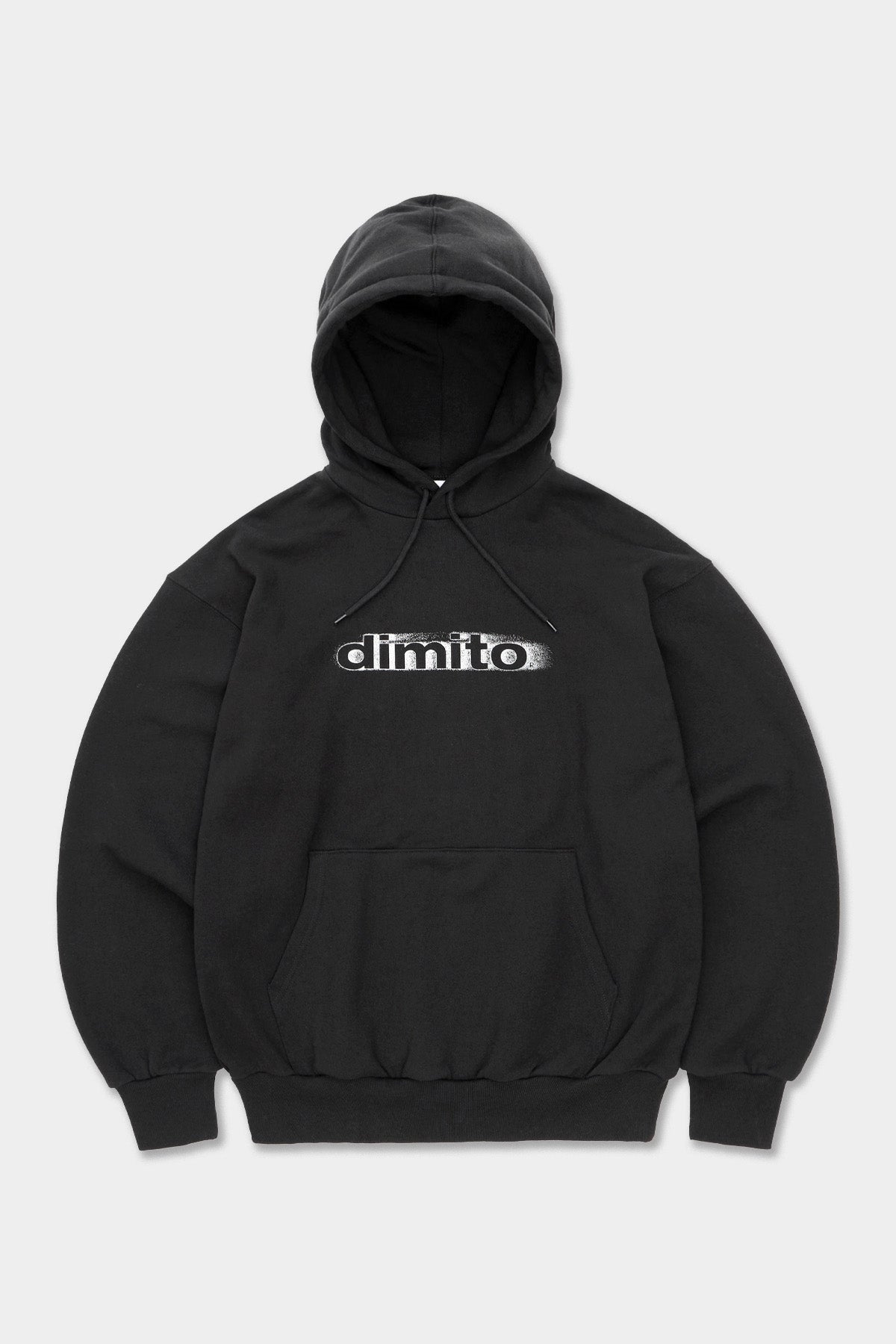 [PROMO] BLURRY LOGO HOODIE BLACK