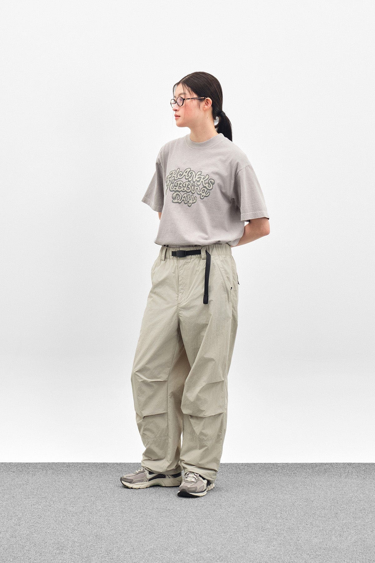[INVITED] CAMP PANTS SLATE KHAKI