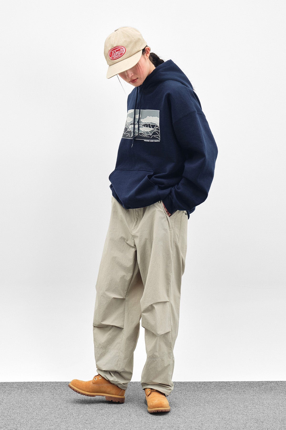 [INVITED] CAMP PANTS SLATE KHAKI
