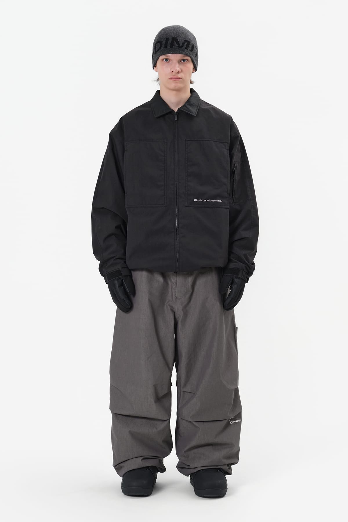 [PROMO] CARPENTER WIDE PANTS (WIDE FIT LV.1) FADE GREY
