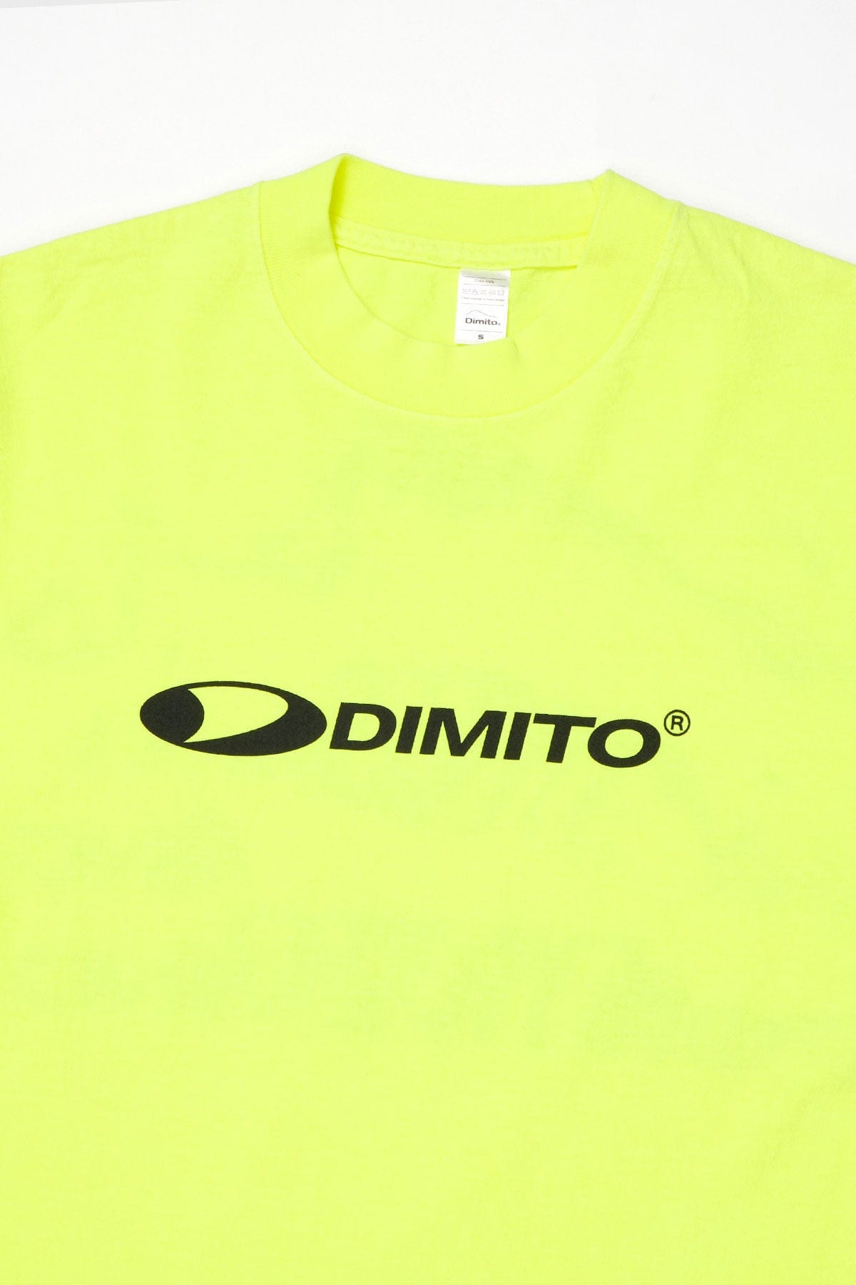 [PROMO] CIRCLE LOGO SSV GD 6.5OZ TEE NEON YELLOW