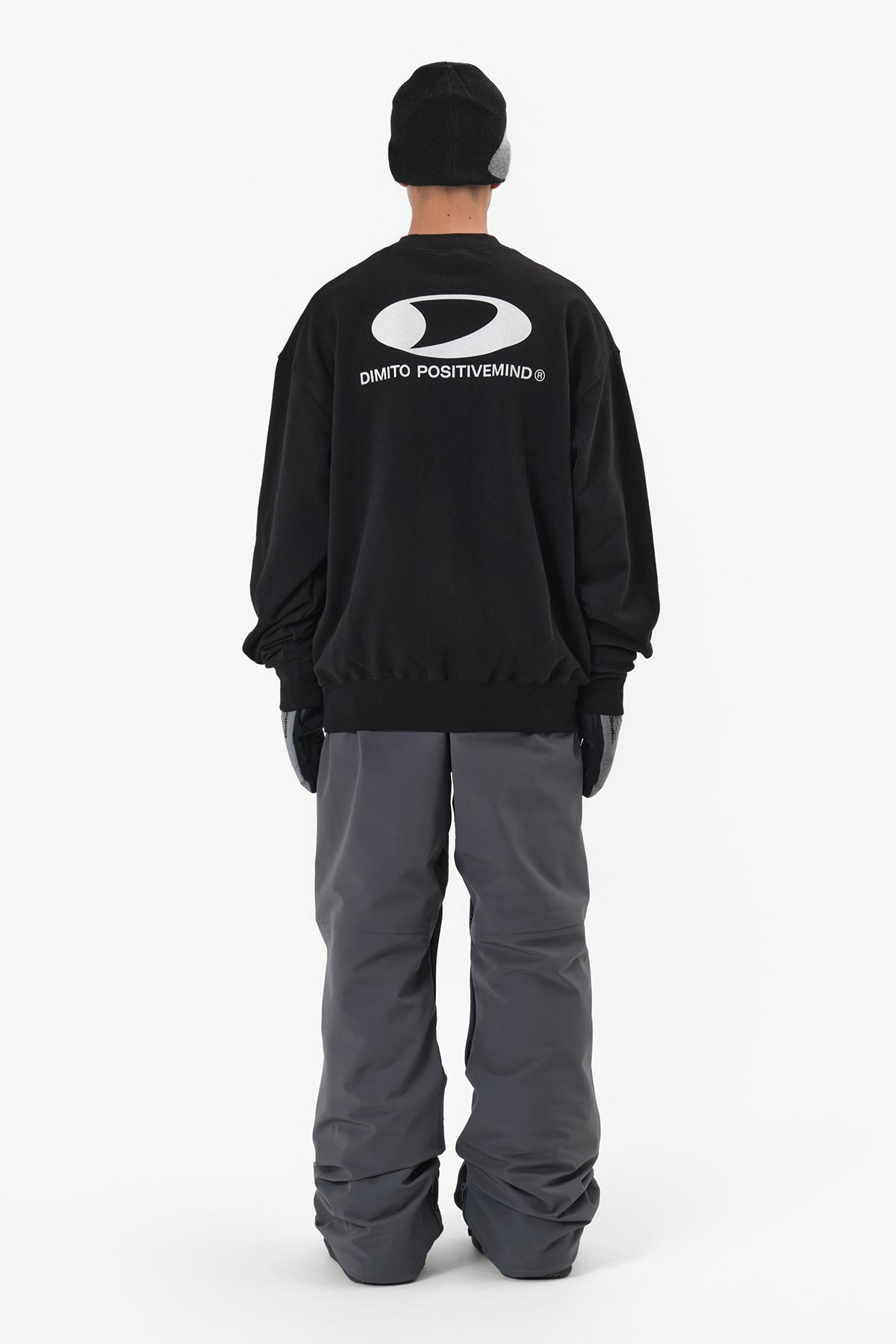 VERT CIRCLE LOGO SWEATSHIRT BLACK