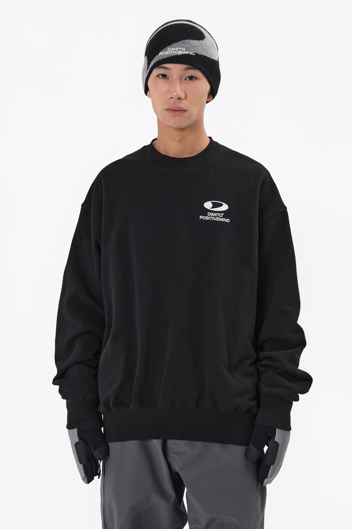 [PROMO] CIRCLE LOGO SWEATSHIRT BLACK