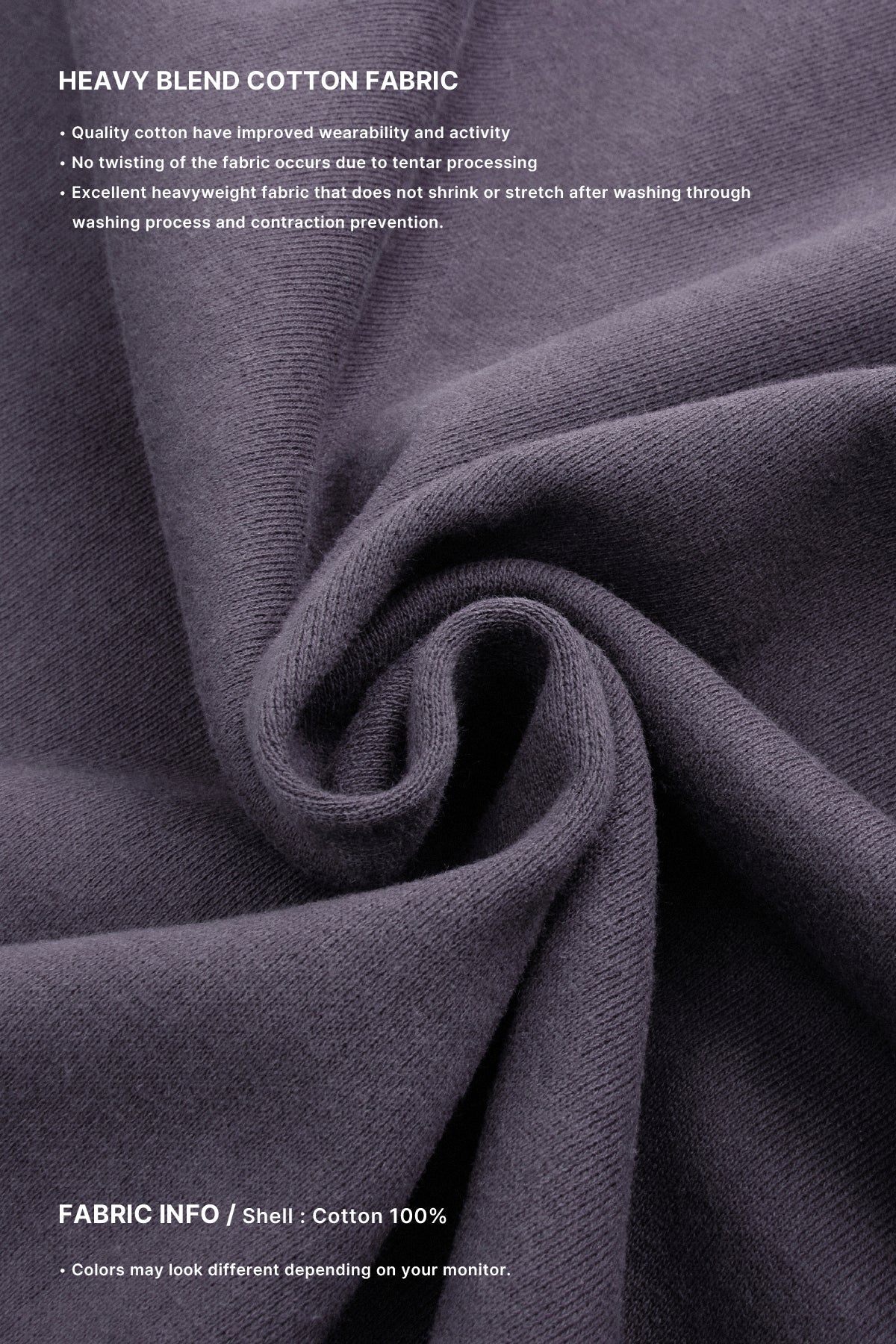 [INVITED] CIRCLE LOGO SWEATSHIRT PURPLE ASH