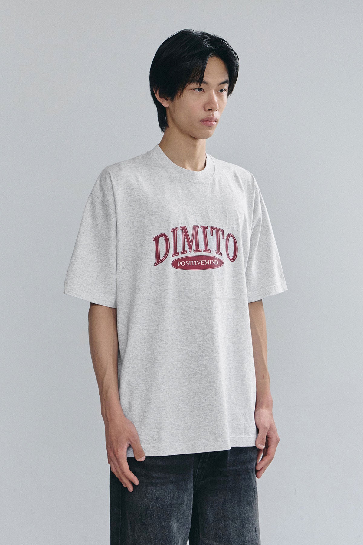 VERT COLLEGE SSV GD 6.5OZ TEE ASH (Available on 26.05.07)