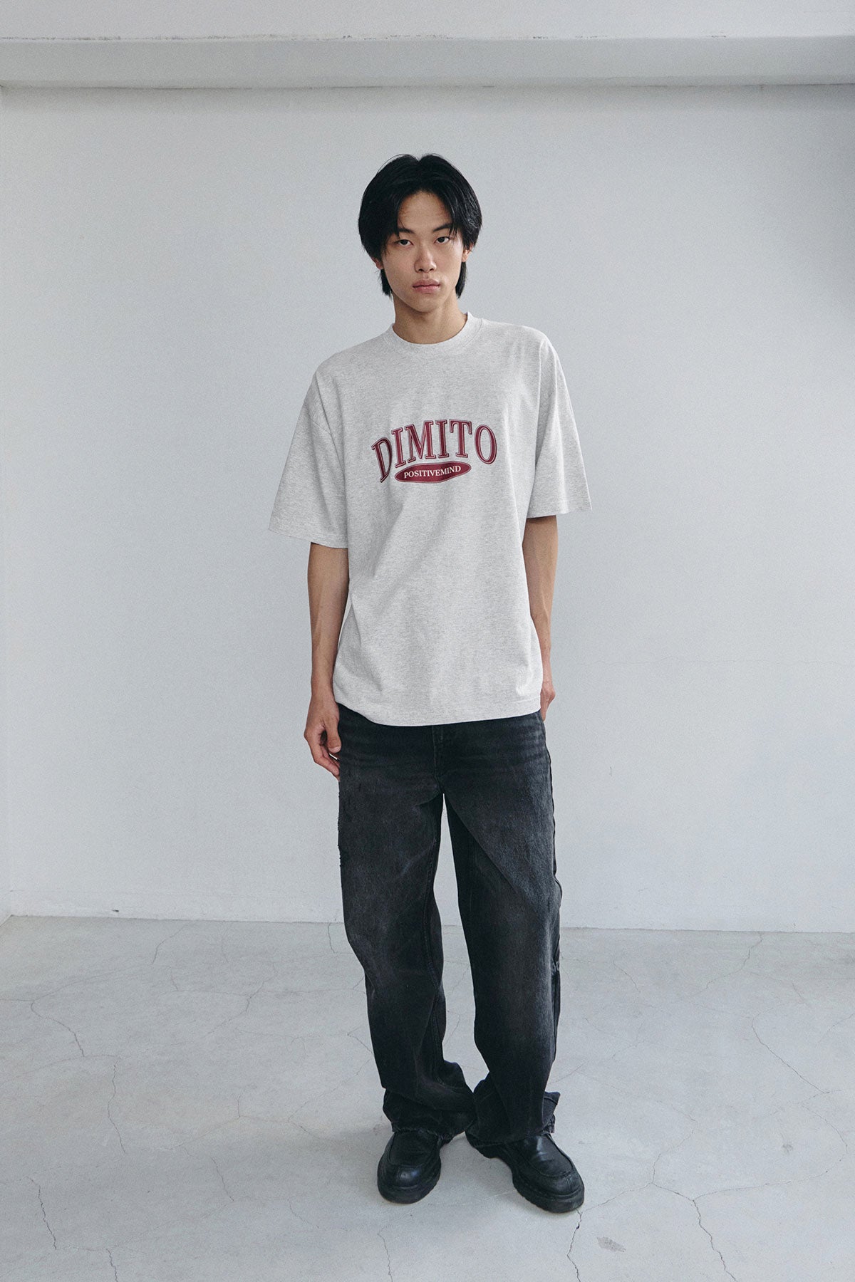 VERT COLLEGE SSV GD 6.5OZ TEE ASH (Available on 26.05.07)