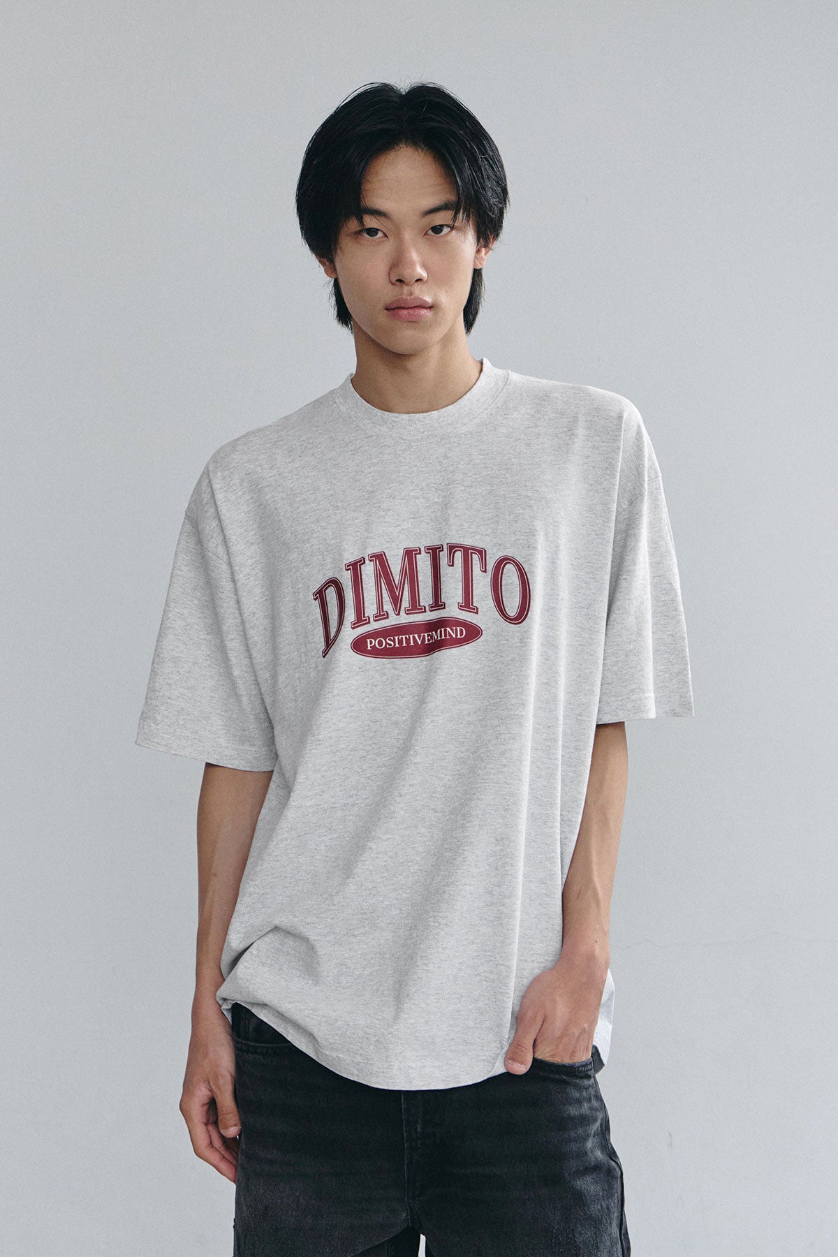 VERT COLLEGE SSV GD 6.5OZ TEE ASH (Available on 26.05.07)