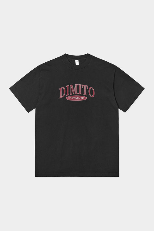 VERT COLLEGE SSV GD 6.5OZ TEE BLACK (Available on 26.05.07)