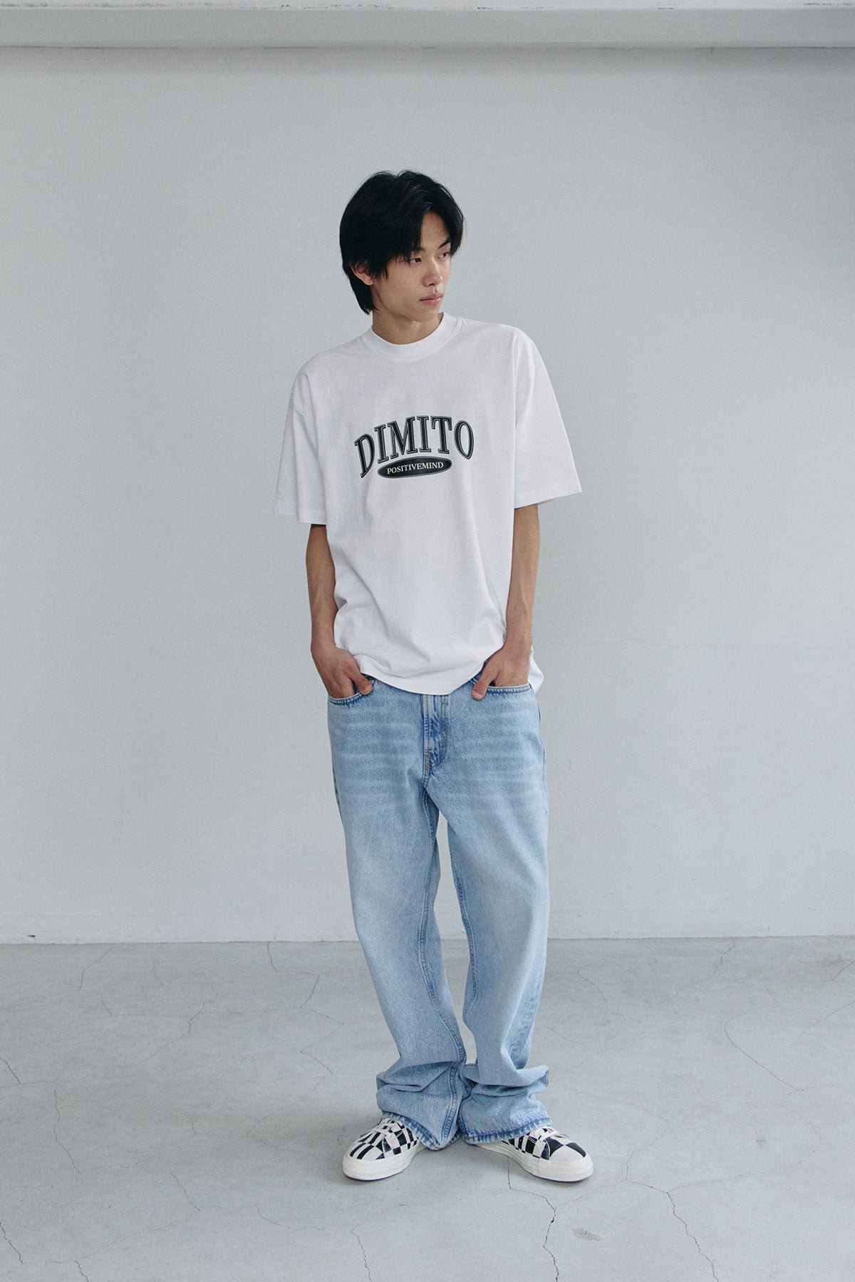 VERT COLLEGE SSV GD 6.5OZ TEE WHITE (Available on 26.05.07)