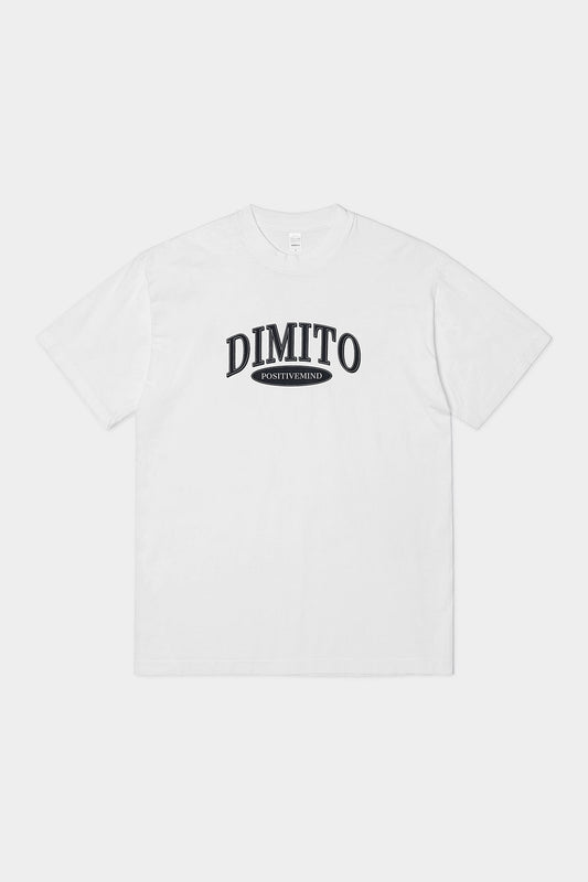 VERT COLLEGE SSV GD 6.5OZ TEE WHITE (Available on 26.05.07)