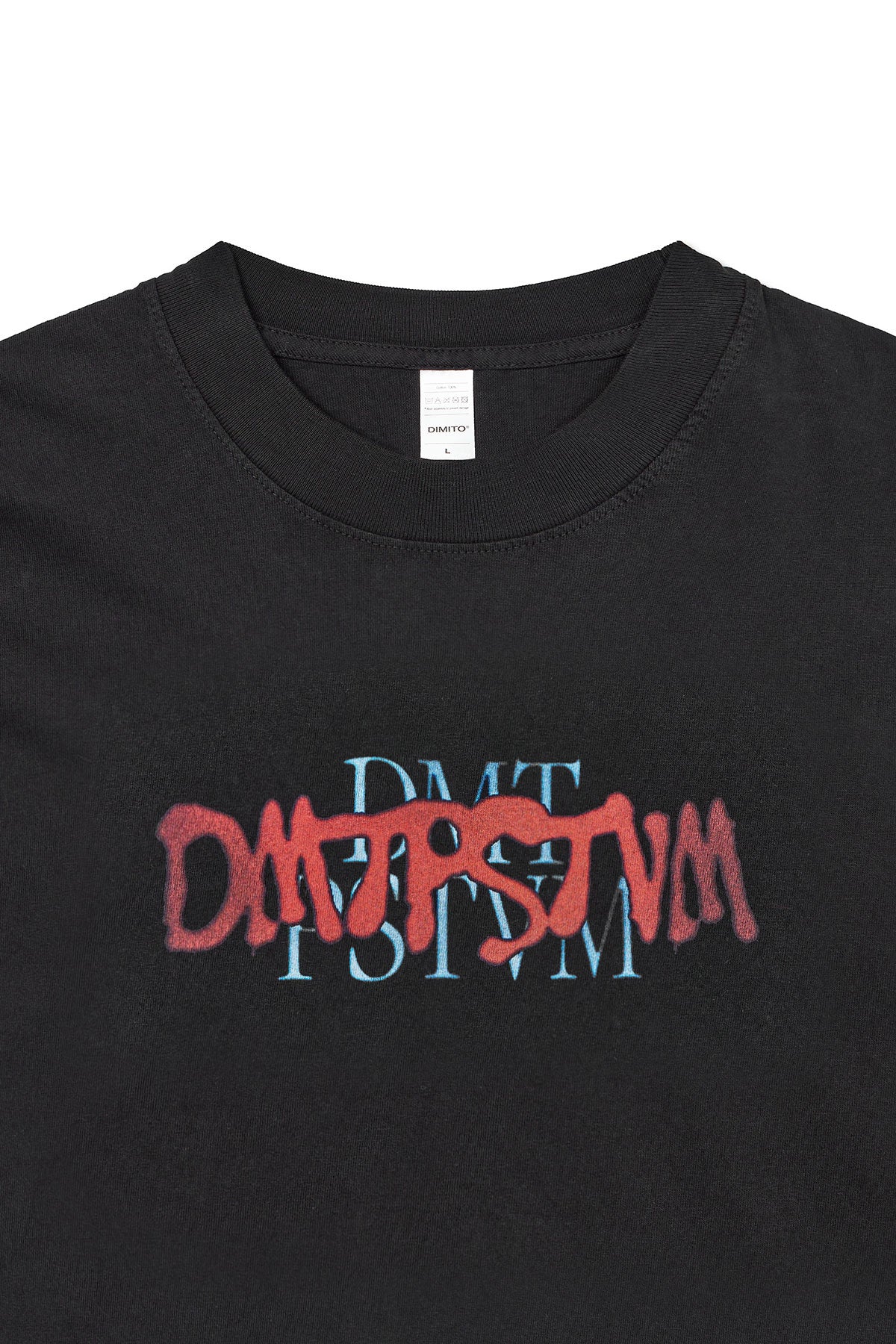 VERT CRT TYPE DMT SSV GD 6.5OZ TEE DARK SILVER (Available on 26.05.07)