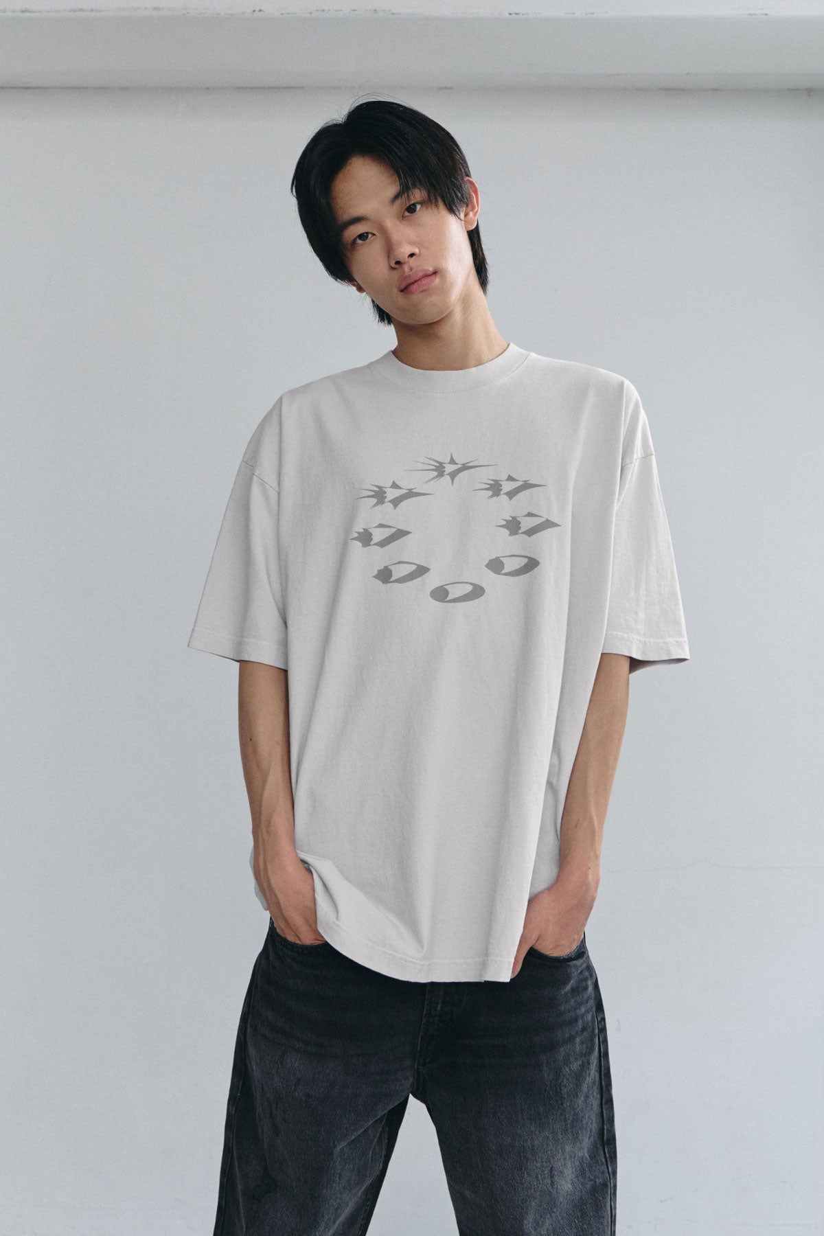 VERT D-AXIS CYCLE SSV GD 6.5OZ TEE LIGHT GREY (Available on 26.05.07)