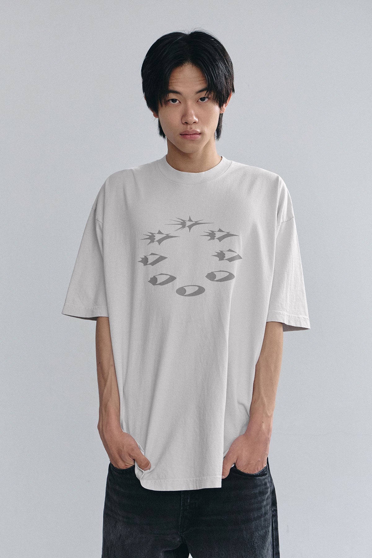 VERT D-AXIS CYCLE SSV GD 6.5OZ TEE LIGHT GREY (Available on 26.05.07)