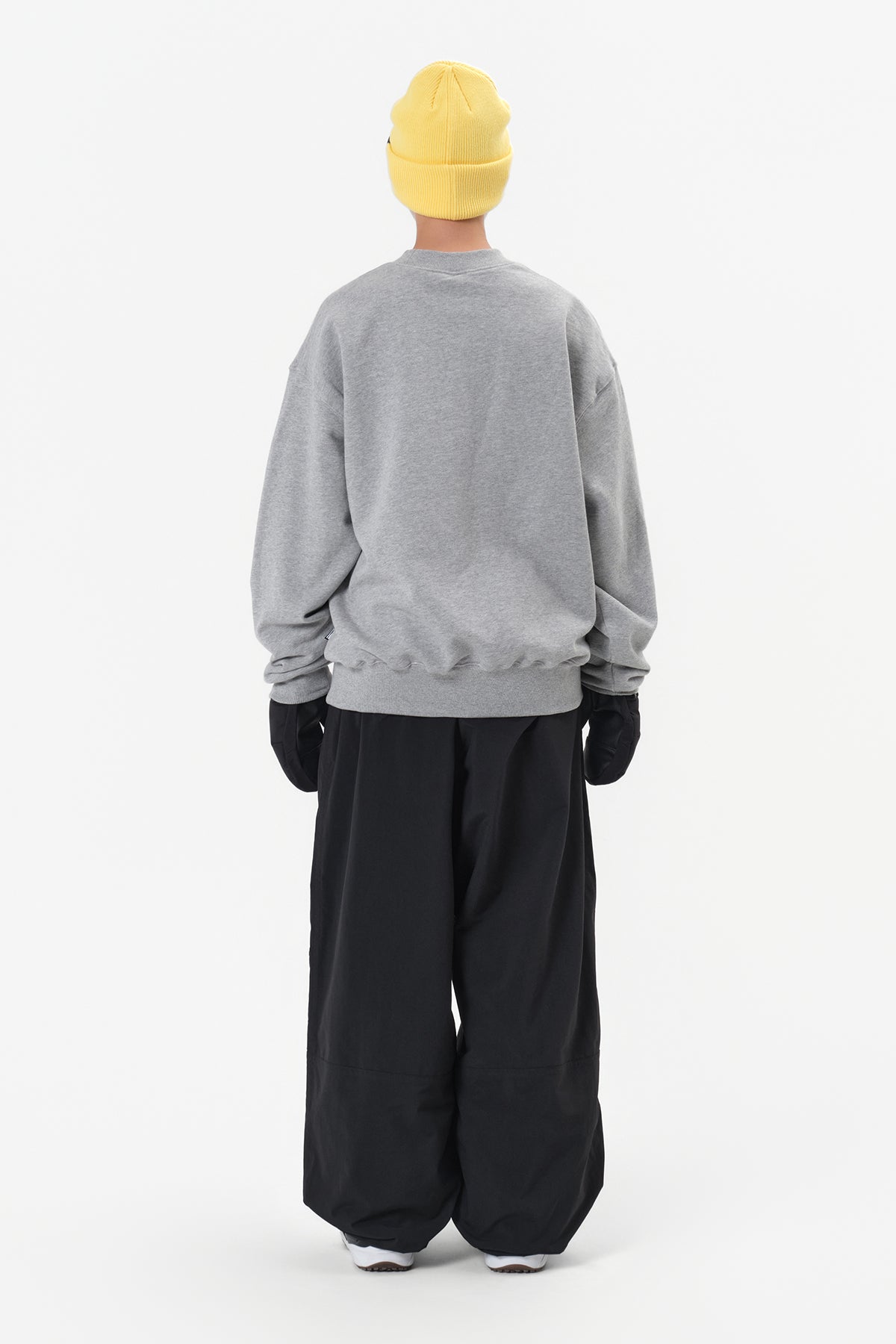 VERT DECK WIDE BANDED PANTS (WIDE FIT LV.2) BLACK