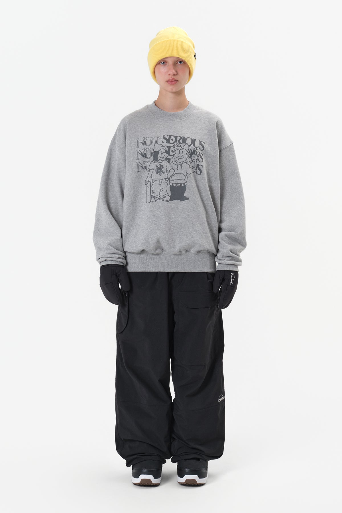 VERT DECK WIDE BANDED PANTS (WIDE FIT LV.2) BLACK