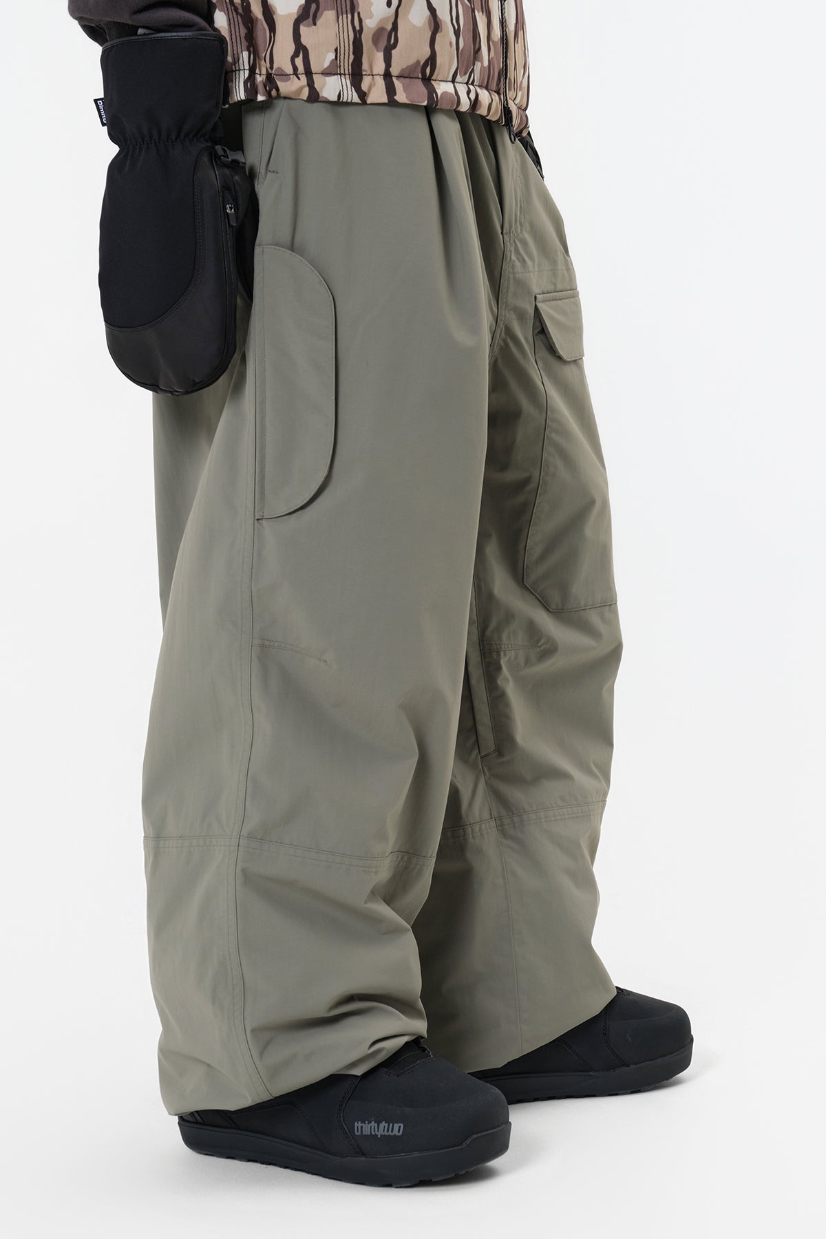 [INVITED] DECK WIDE BANDED PANTS (WIDE FIT LV.2) SLATE SAGE