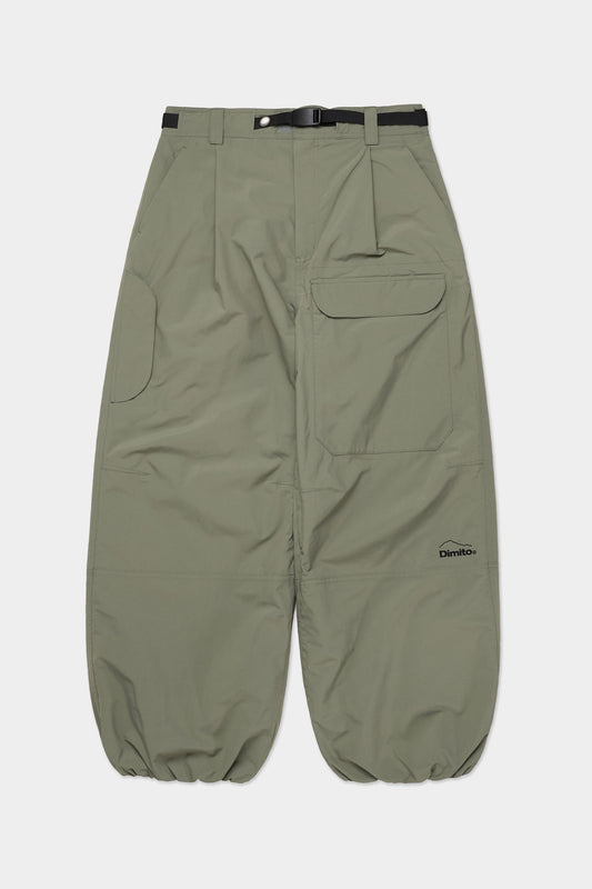 VERT DECK WIDE BANDED PANTS (WIDE FIT LV.2) SLATE SAGE