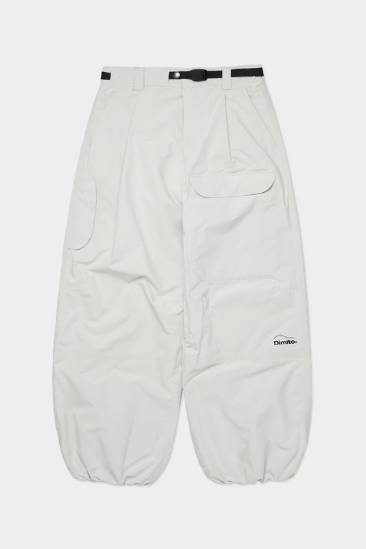 VERT DECK WIDE BANDED PANTS (WIDE FIT LV.2) WHITE