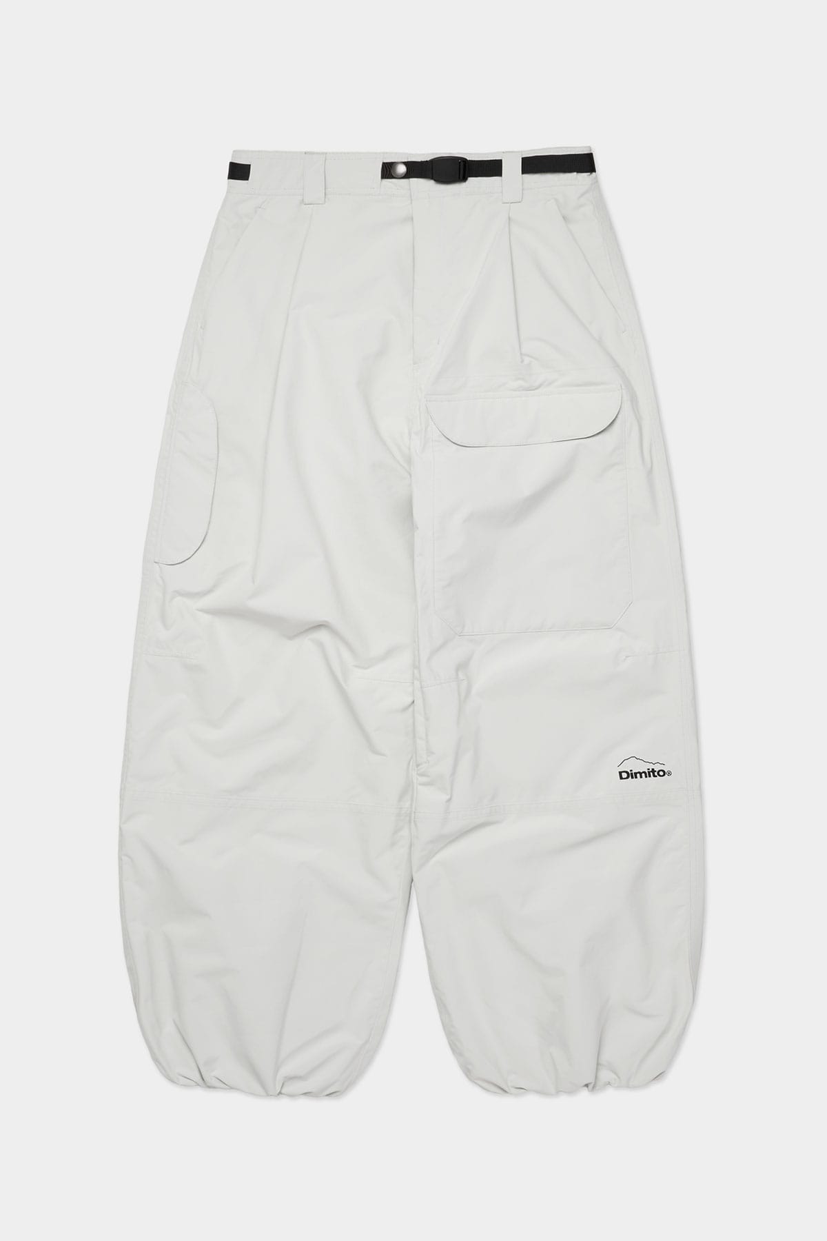 [INVITED] DECK WIDE BANDED PANTS (WIDE FIT LV.2) WHITE