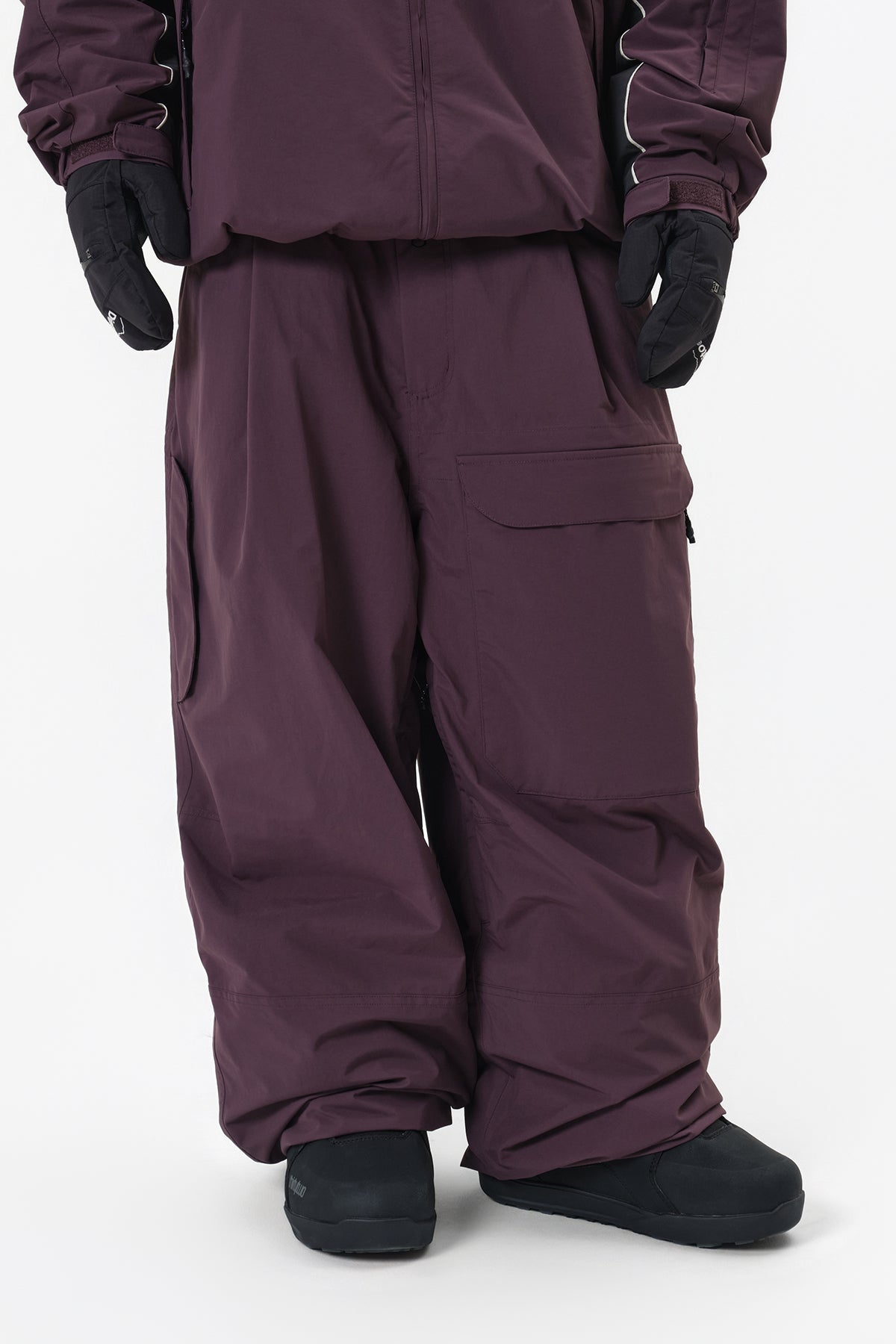 DECK WIDE BANDED PANTS (WIDE FIT LV.2) WINE – DIMITO INTERNATIONAL