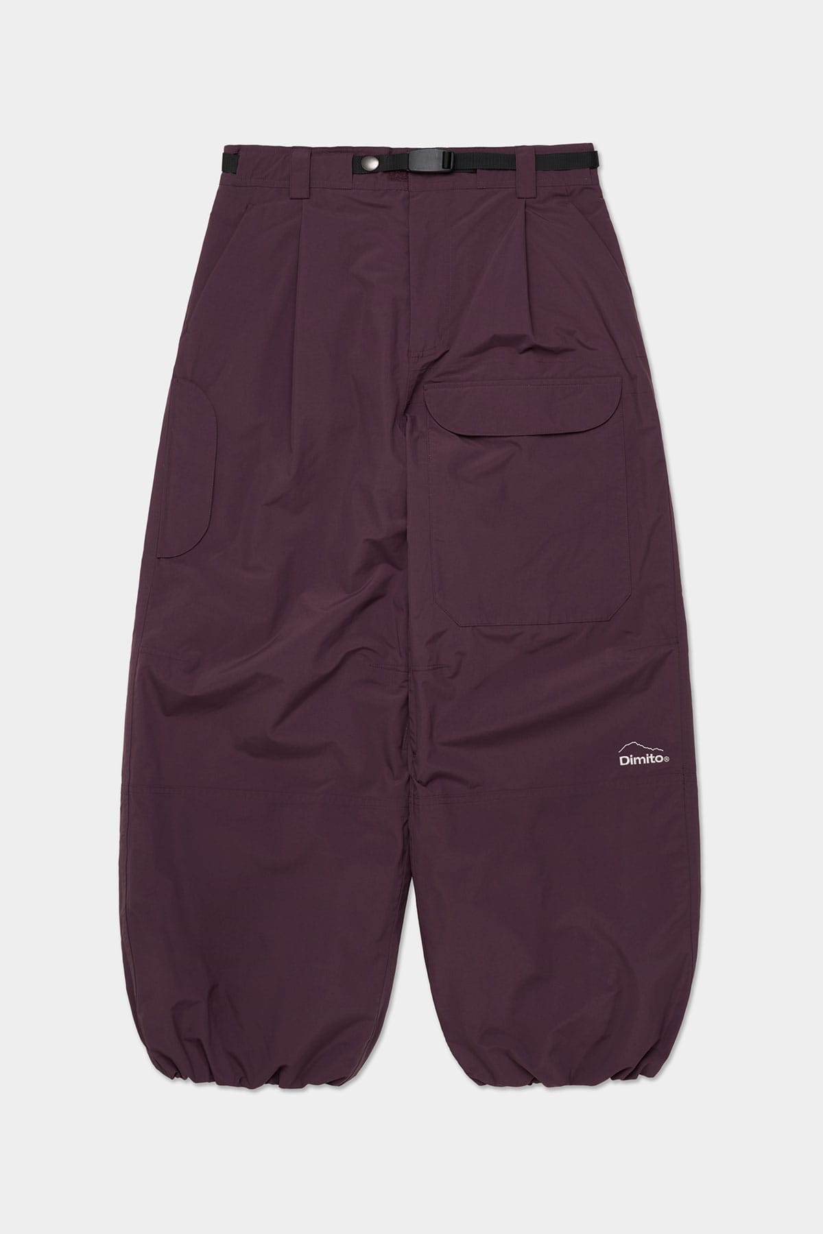 [INVITED] DECK WIDE BANDED PANTS (WIDE FIT LV.2) WINE
