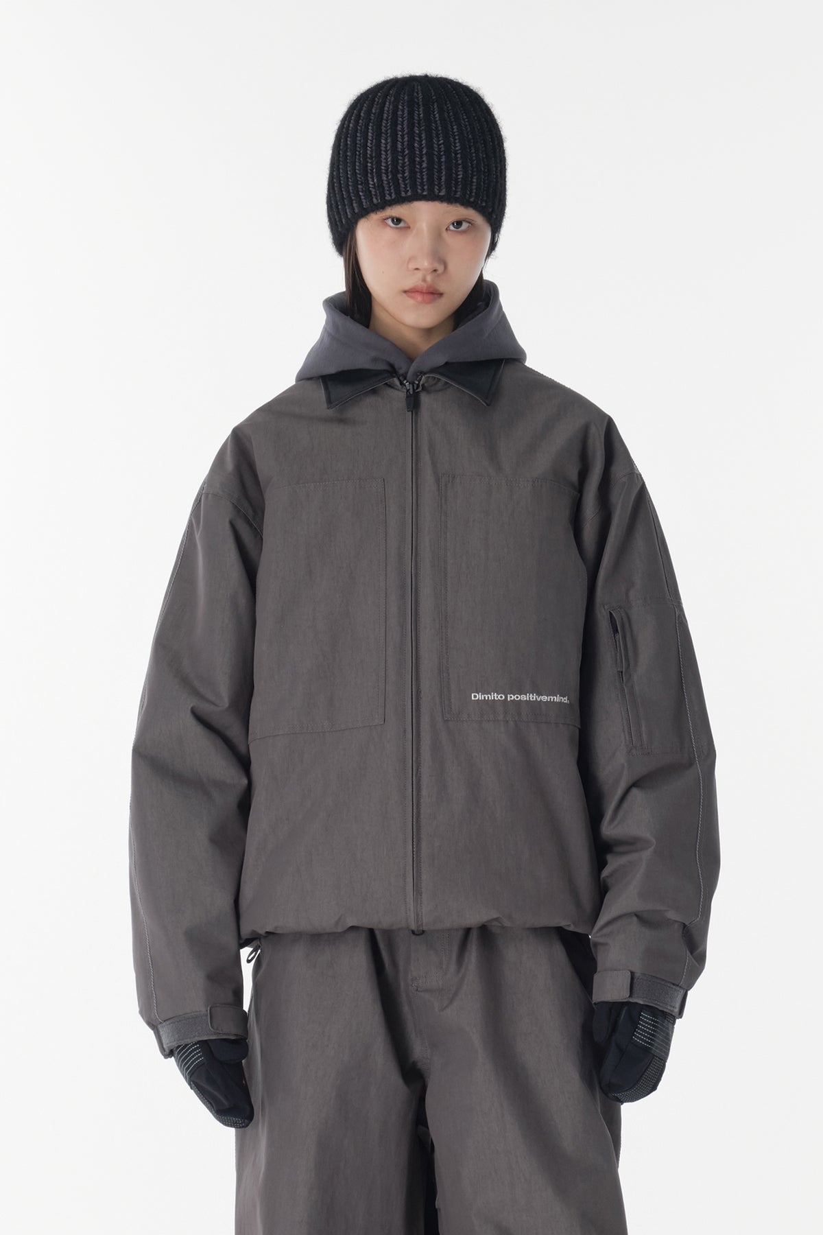 VERT DETROIT JACKET FADE GREY