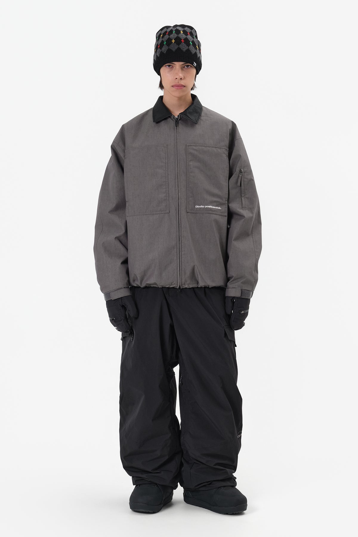 VERT DETROIT JACKET FADE GREY