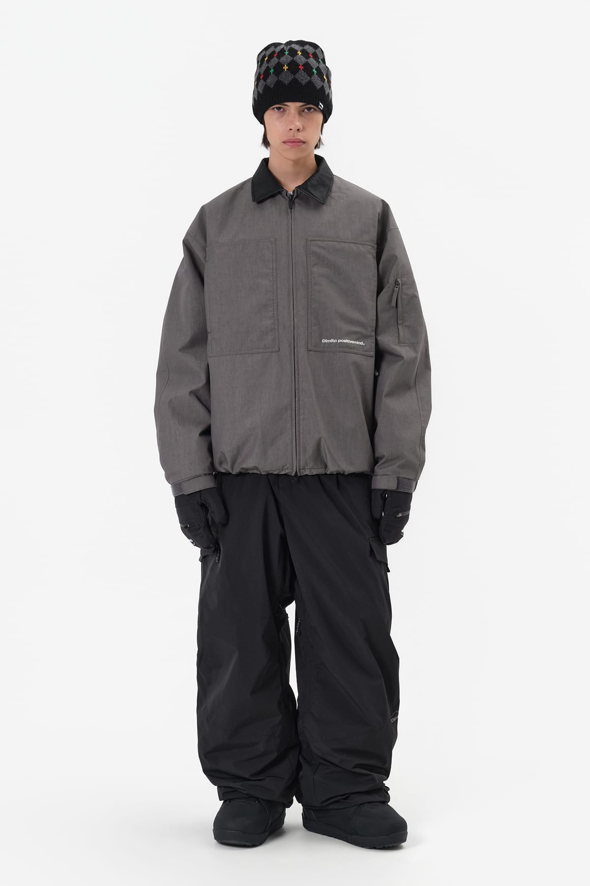 [INVITED] DETROIT JACKET FADE GREY