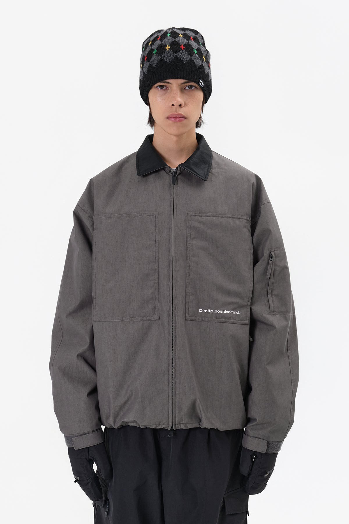 VERT DETROIT JACKET FADE GREY