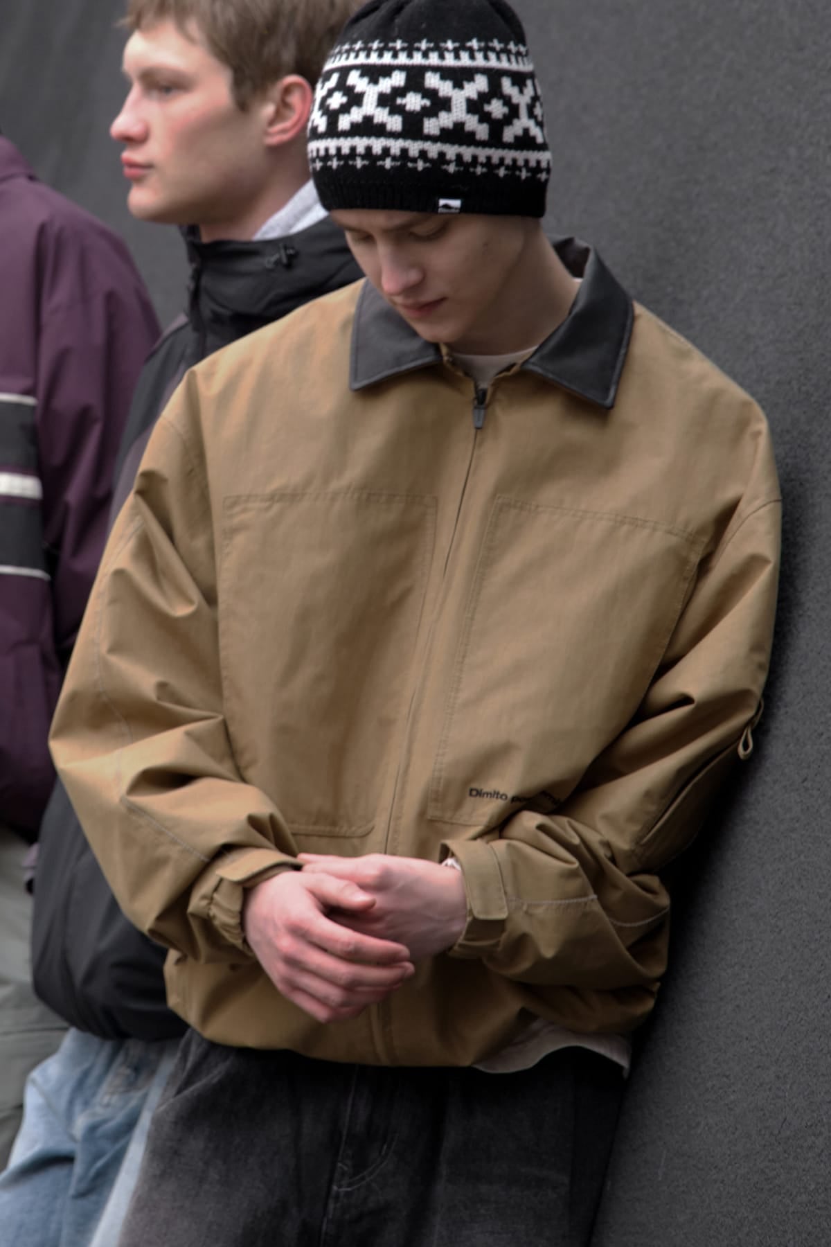 [INVITED] DETROIT JACKET FADE WALNUT