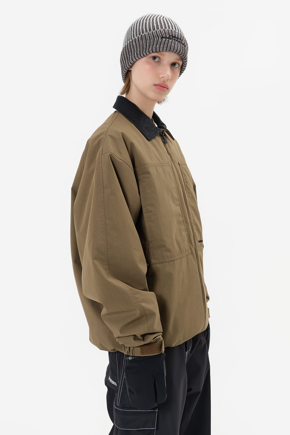 [INVITED] DETROIT JACKET FADE WALNUT